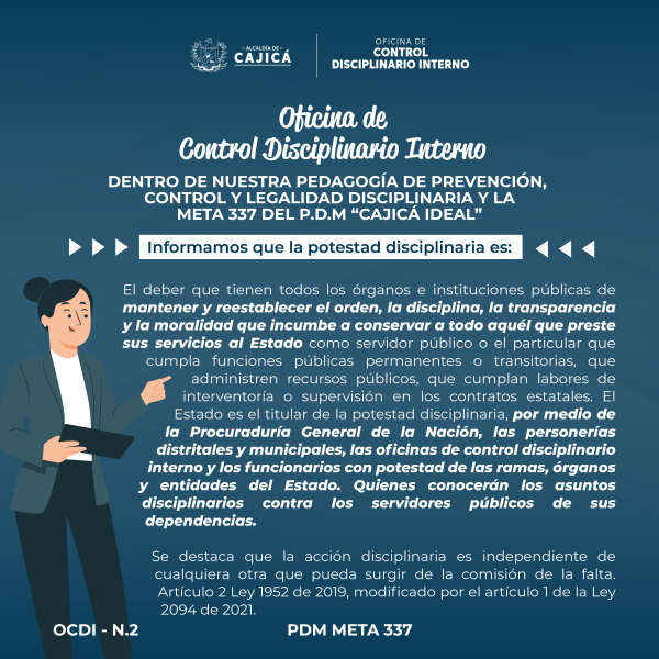 Tip N° 2. Potestad Disciplinaria