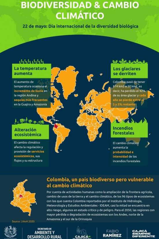 1. Infografía biodiversidad y cambio climático