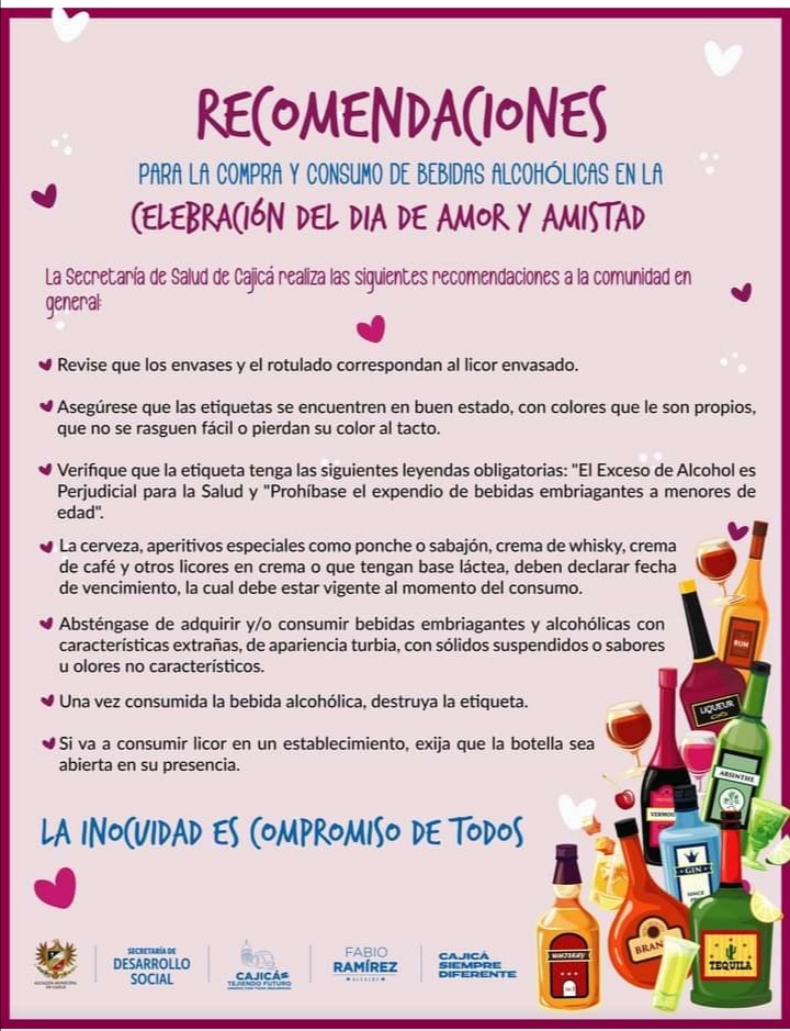 Pieza gráfica amor y amistad bebidas alcohólicas