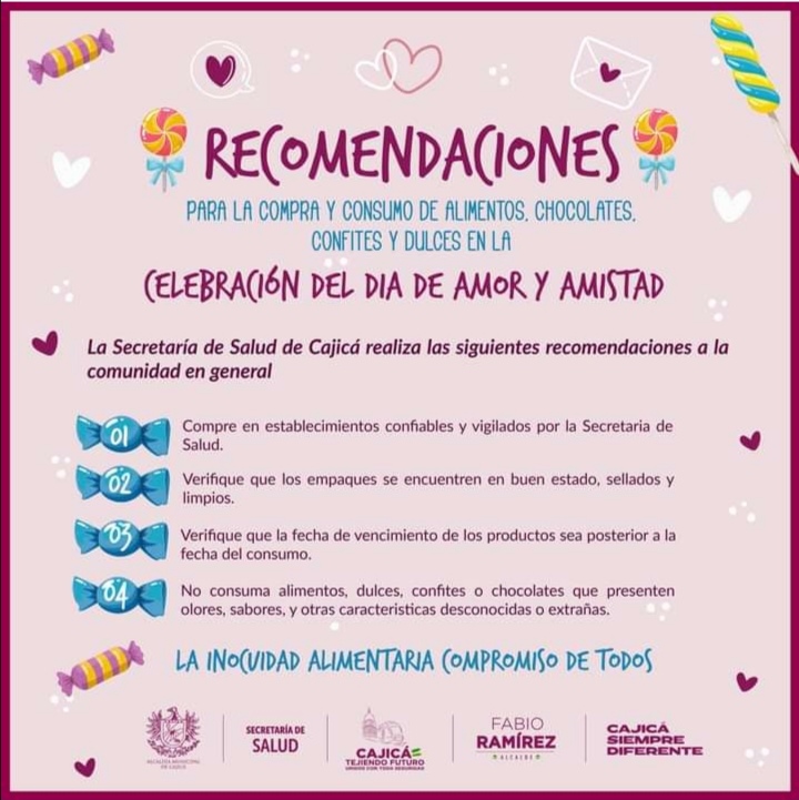 Pieza gráfica amor y amistad dulces